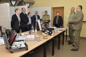 Wizyta ekspertów Agencji ds. Przestępczości Wielkiej Brytanii w Centrum Szkolenia SG 