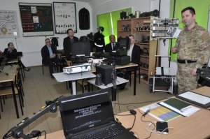 Wizyta ekspertów Agencji ds. Przestępczości Wielkiej Brytanii w Centrum Szkolenia SG 