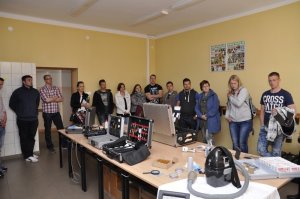 Studenci z Wyższej Szkoły Policji Saksonii w Rothenburgu 