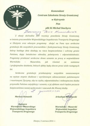 Warmińsko-Mazurski Wojewódzki Inspektor Transportu Drogowego 