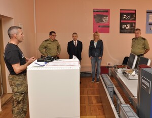 Prezentacja treningowego punktu kontroli bezpieczeństwa 