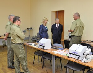 Prezentacja pracowni kryminalistycznej 