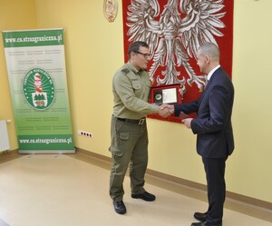Wręczenie Odznaki Pamiątkowej Centrum 