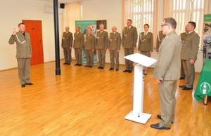 Ceremonia ślubowania Ks. Pawła Siebiesiewicza